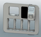 GX470 Mirror Control Panel + 2 Switch Openings