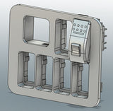 GX470 Mirror Control Panel + 2 Switch Openings