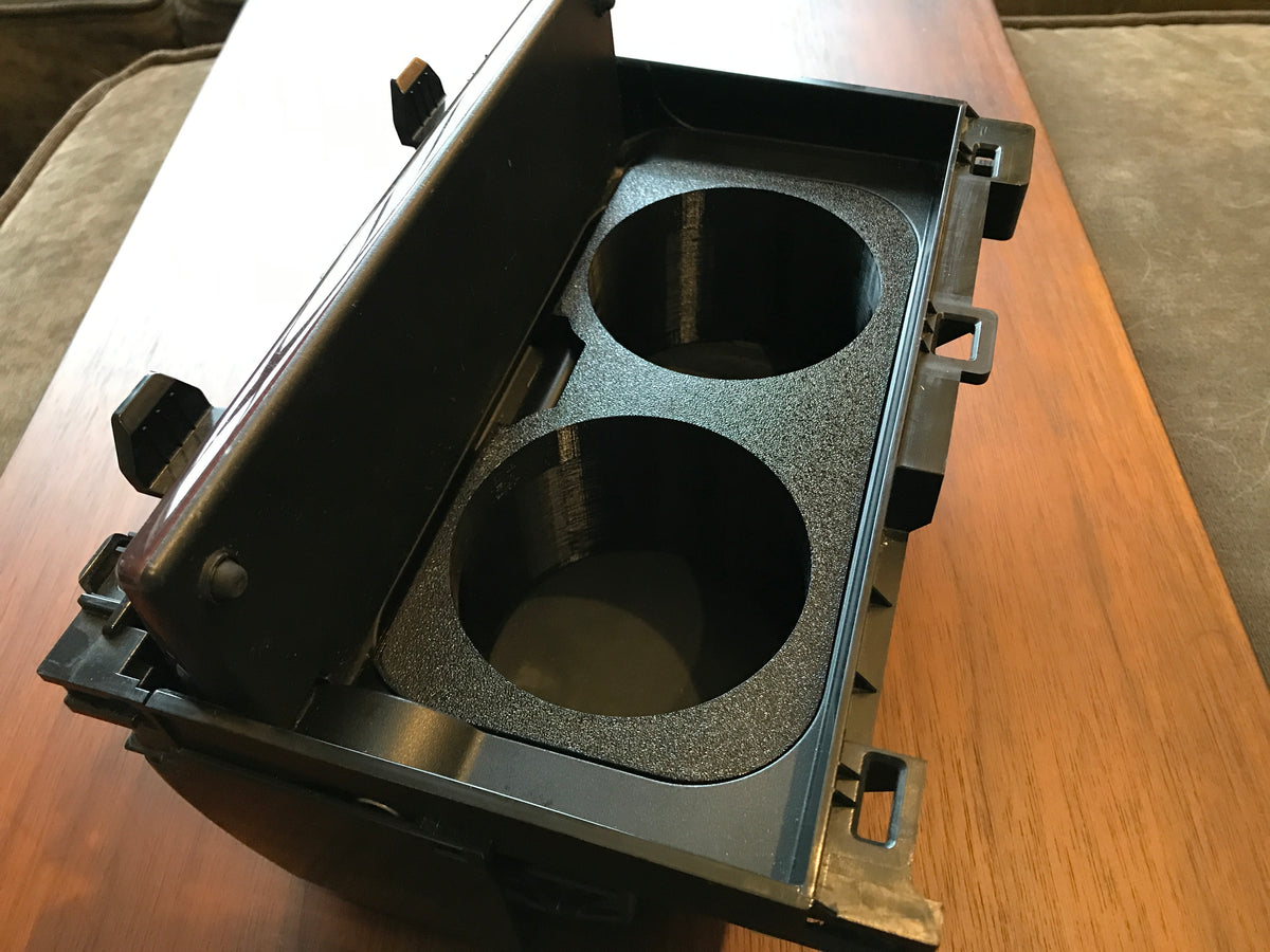 2010 2013 Lexus GX460 Cup Holder Insert Blue Dog Designwerks