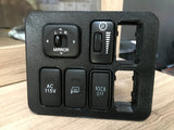 GX470 Mirror Control Panel + 2 Switch Openings